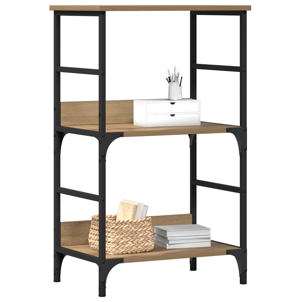 Book Cabinet Artisan Oak 50x33x82 cm Engineered Wood