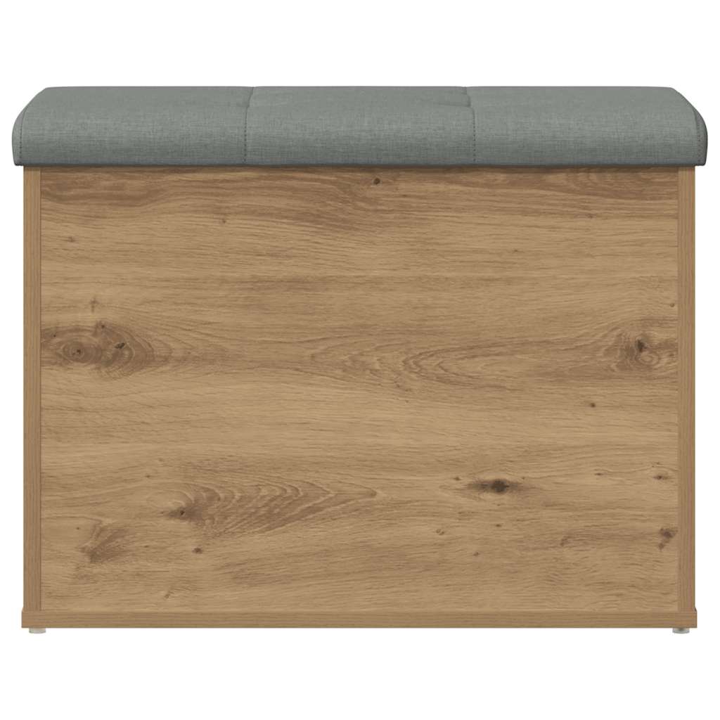 Storage Bench Artisan Oak 62x42x45 cm Engineered Wood