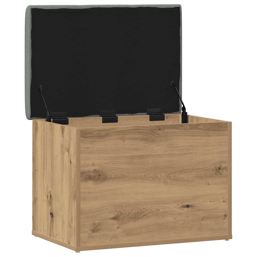 Storage Bench Artisan Oak 62x42x45 cm Engineered Wood