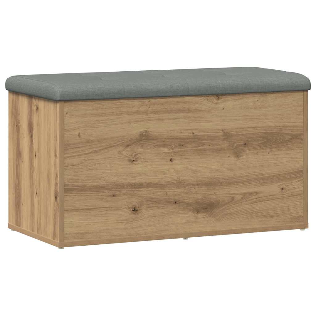 Storage Bench Artisan Oak 82x42x45 cm Engineered Wood