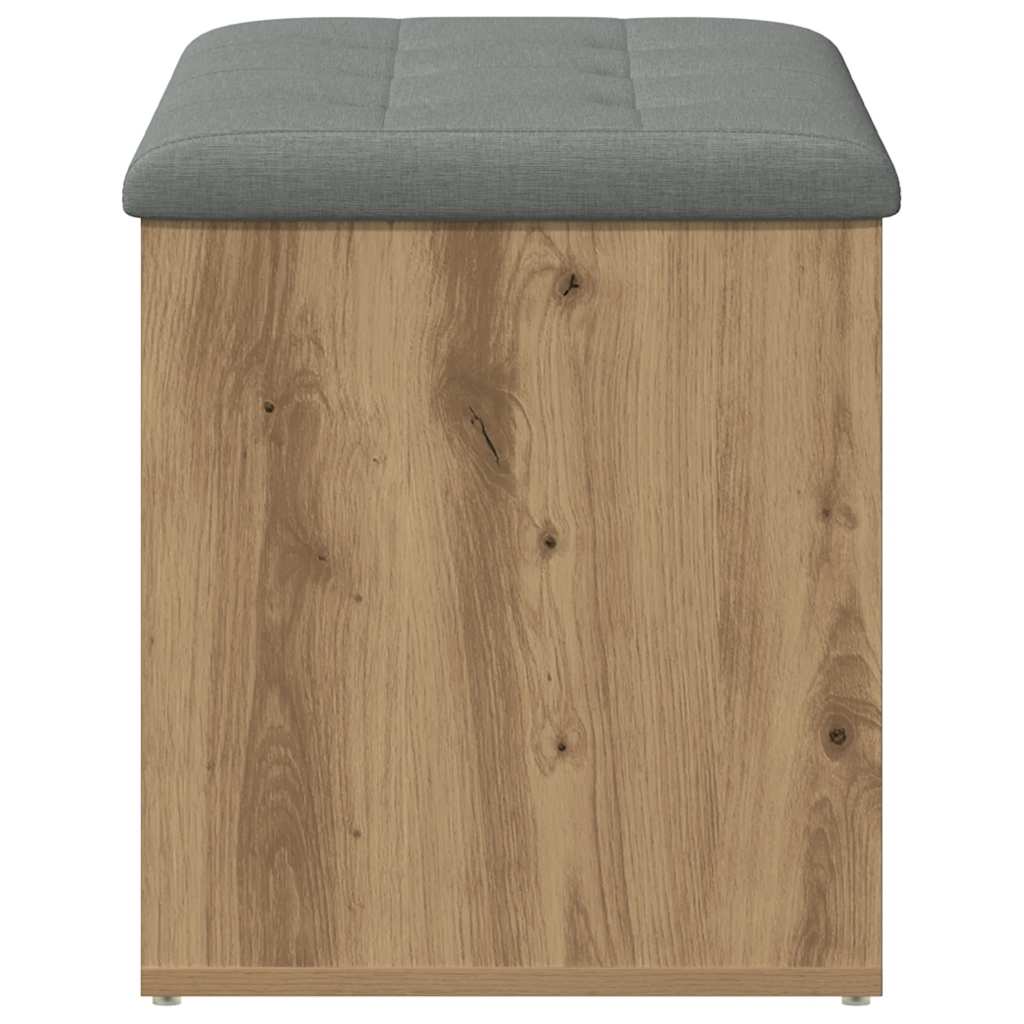 Storage Bench Artisan Oak 82x42x45 cm Engineered Wood