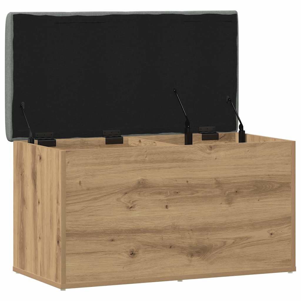 Storage Bench Artisan Oak 82x42x45 cm Engineered Wood