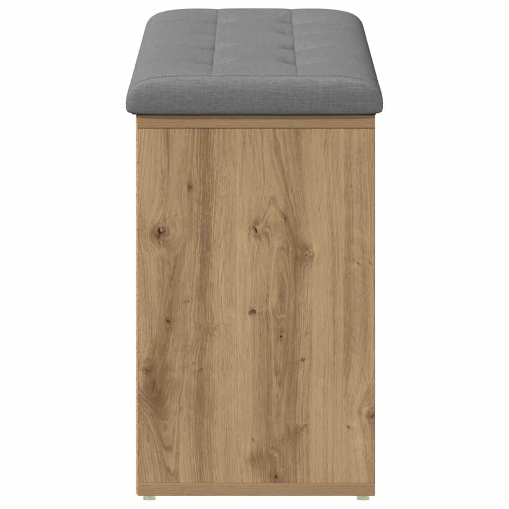 Shoe Bench Artisan Oak 102x32x50 cm Engineered Wood
