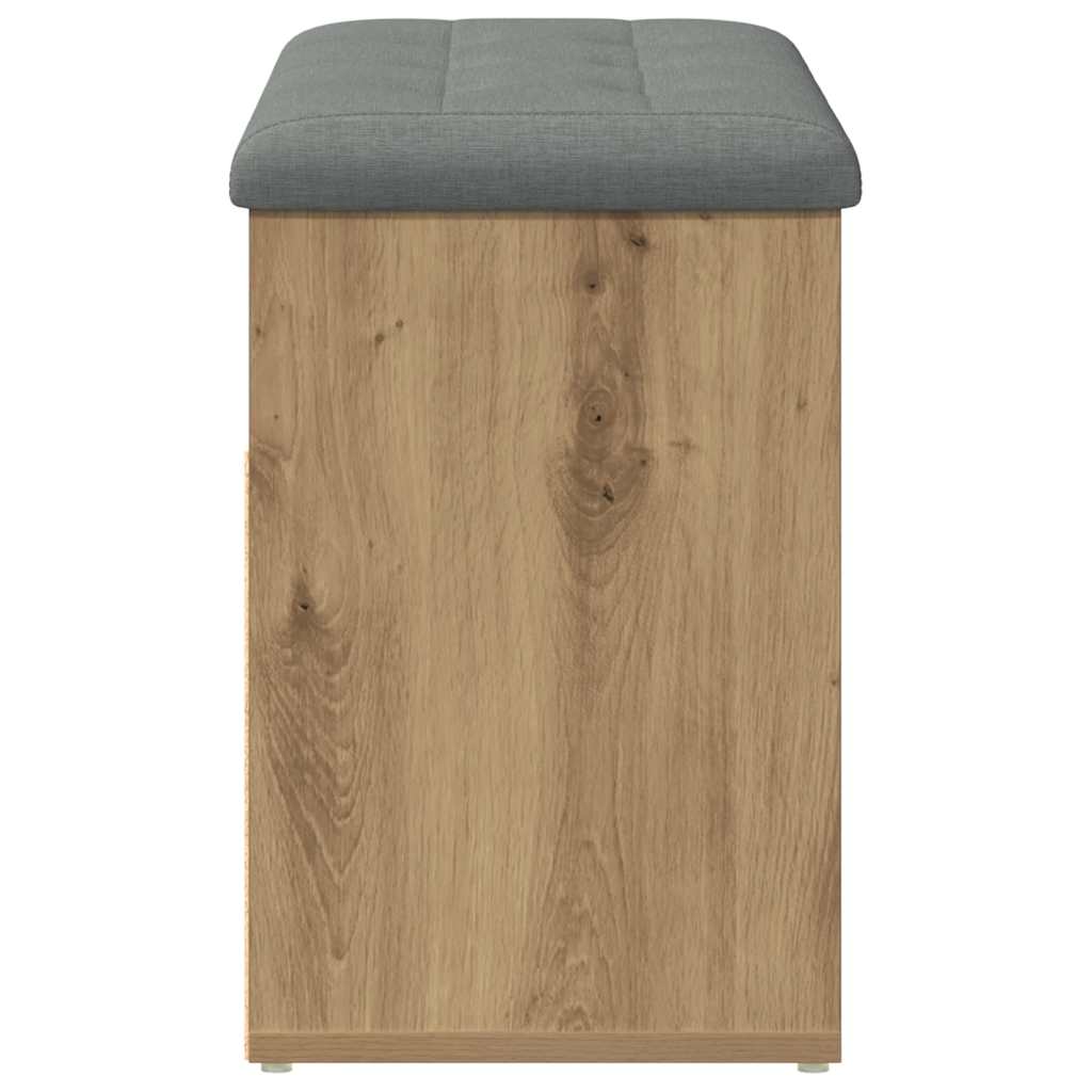 Shoe Bench Artisan Oak 82x32x45.5 cm Engineered Wood
