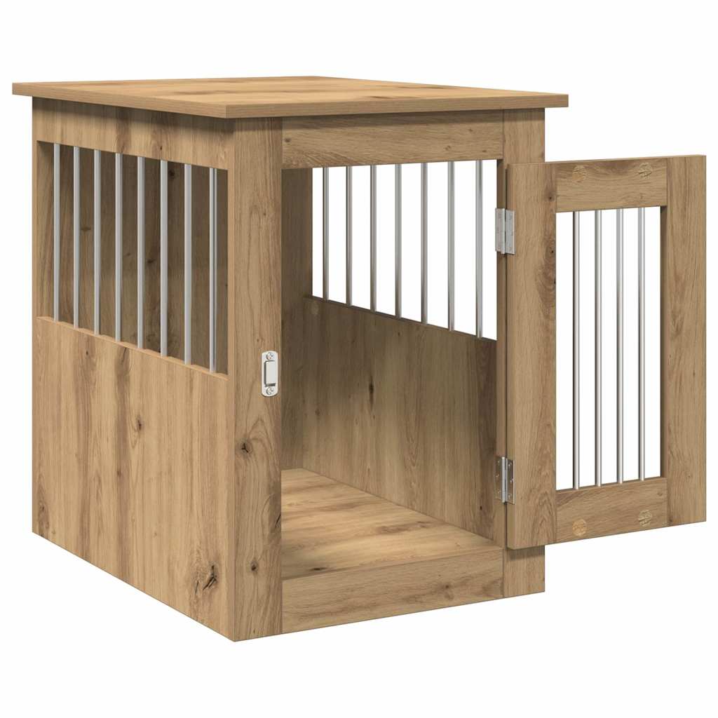 Dog Crate Furniture Artisan Oak 45x62x59 cm Engineered Wood