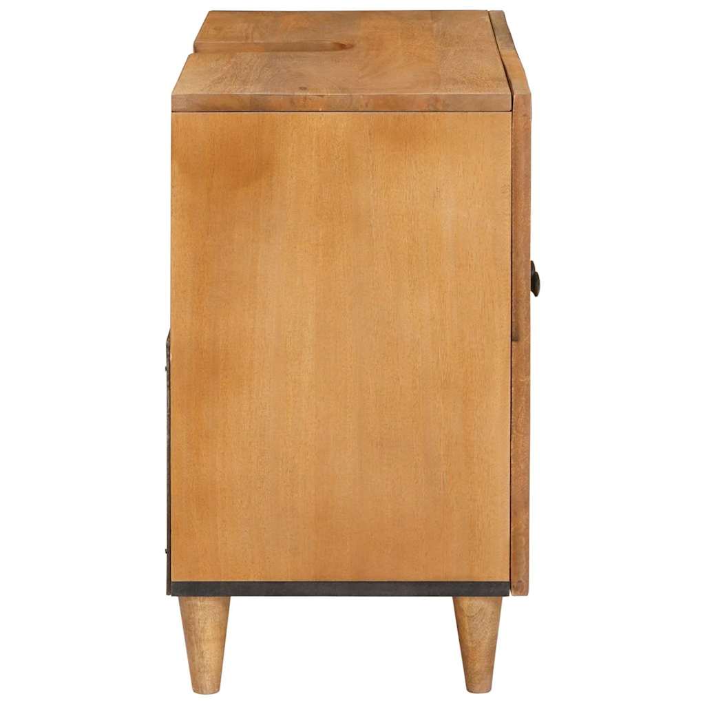 Bathroom Sink Cabinet Light Brown 62 x 33 x 58 cm