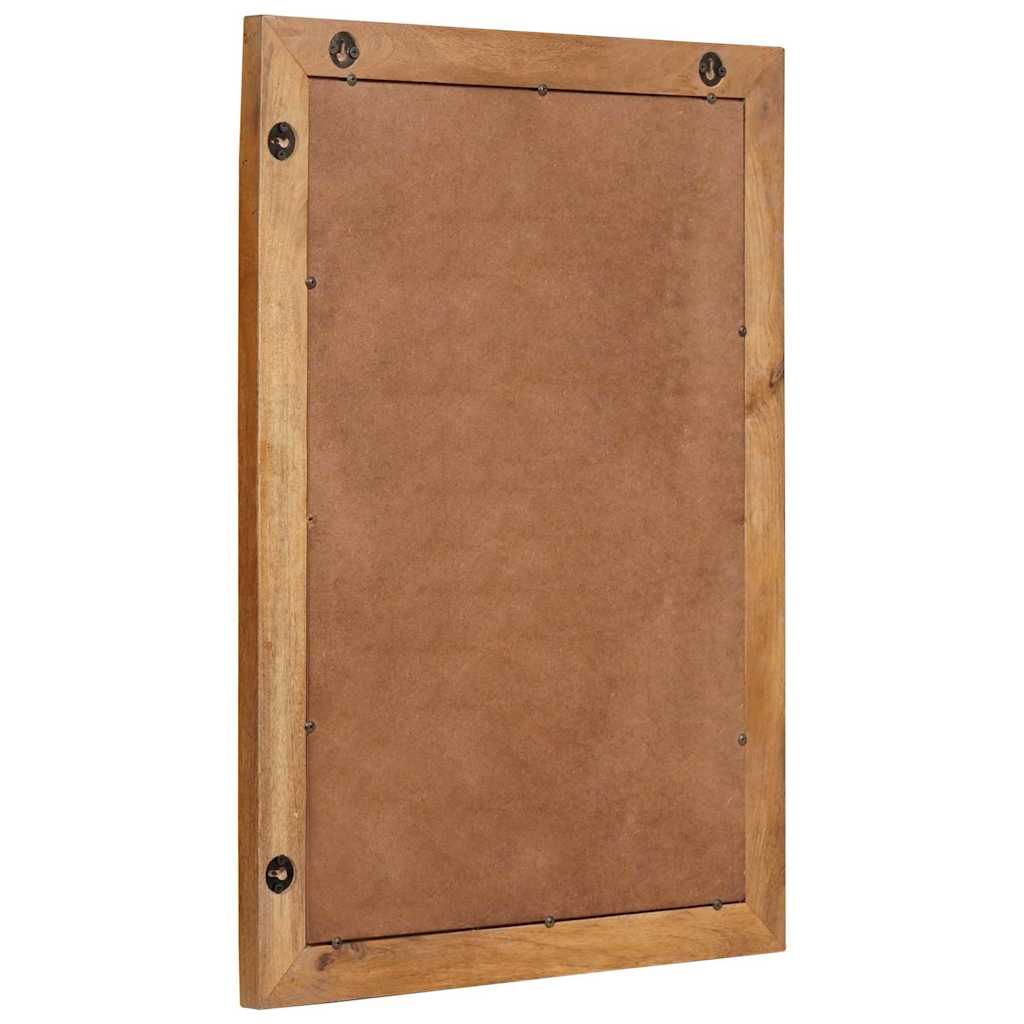 Wall Mirror 70 x 50 cm Engineered Wood and Glass Rectangular