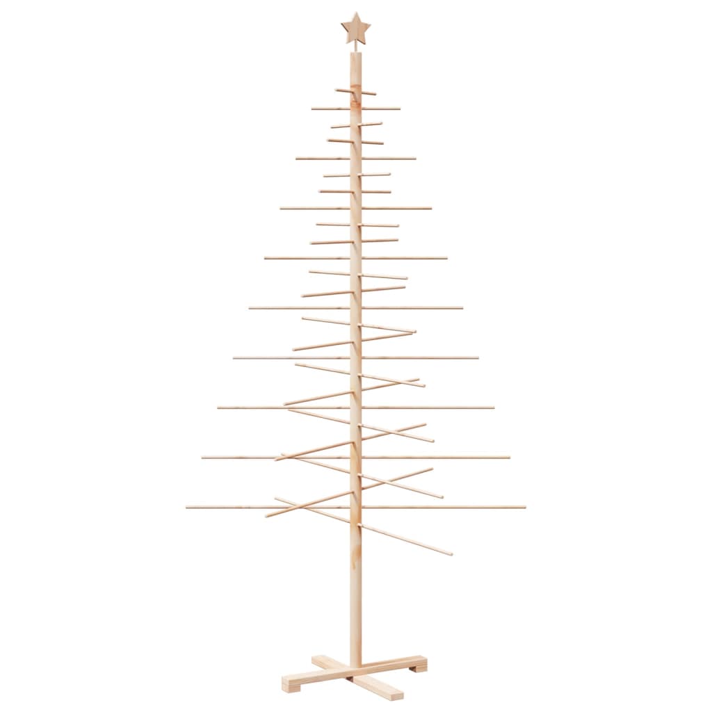 Wooden Christmas Tree Bamboo Natural with Unfinished