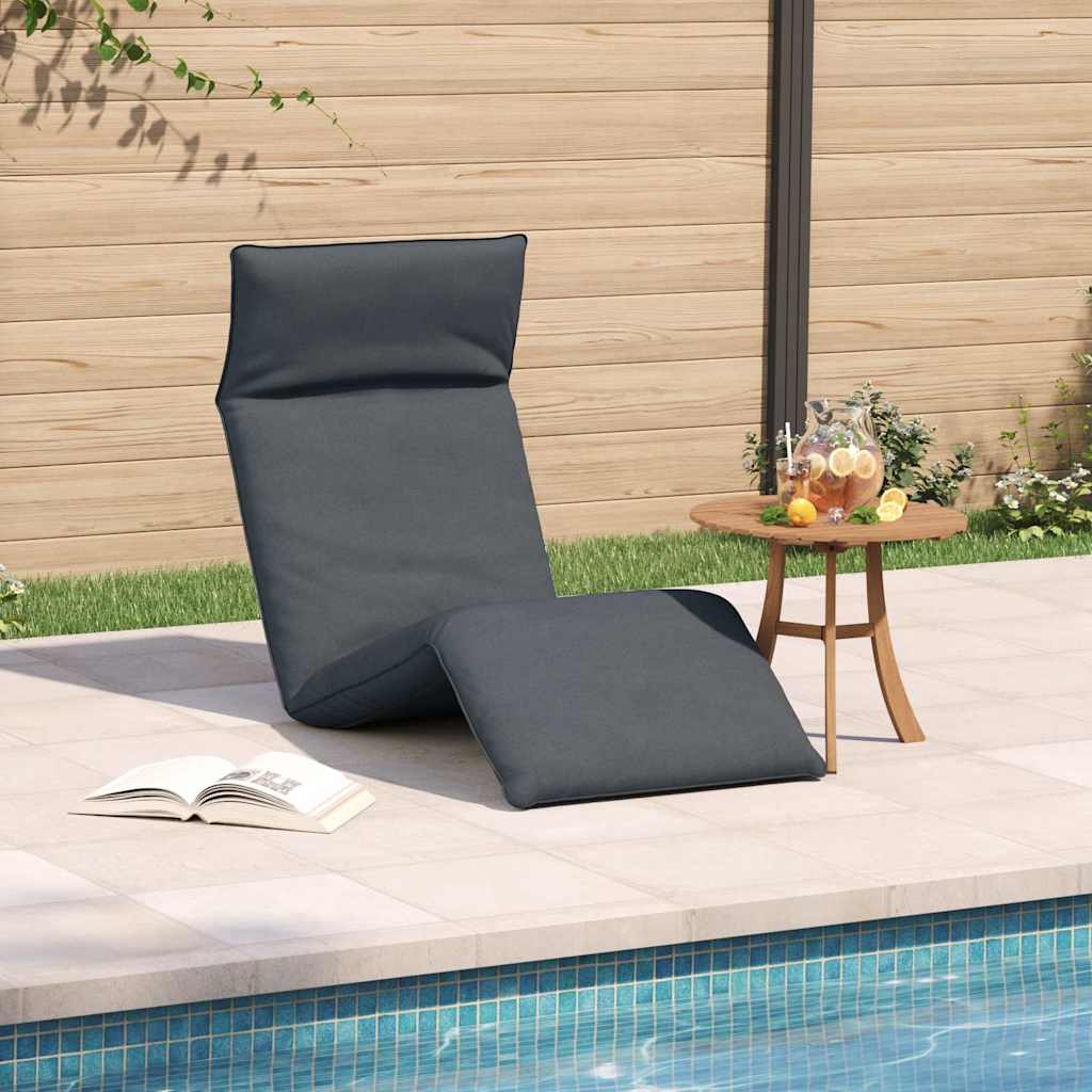 Folding Sun lounger Anthracite 175x54x8.5 cm Oxford Fabric