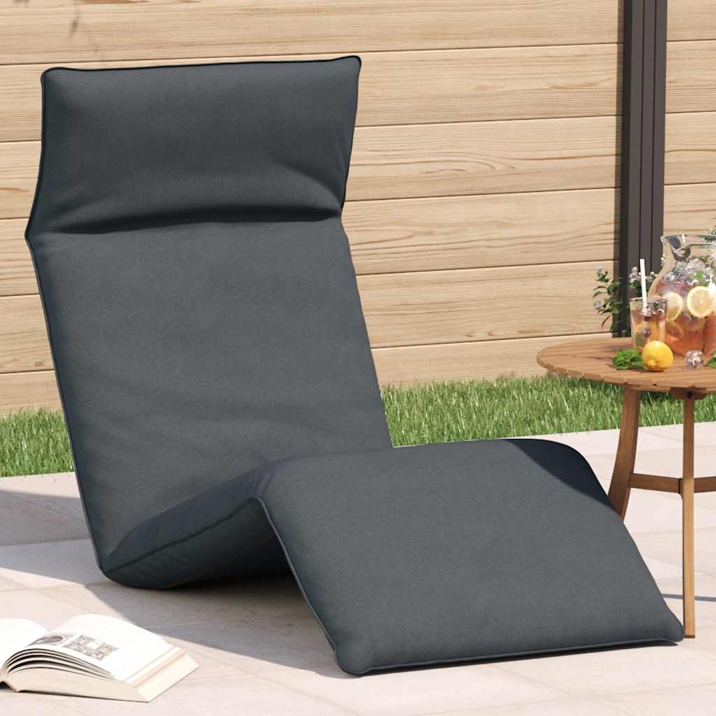Folding Sun lounger Anthracite 175x54x8.5 cm Oxford Fabric