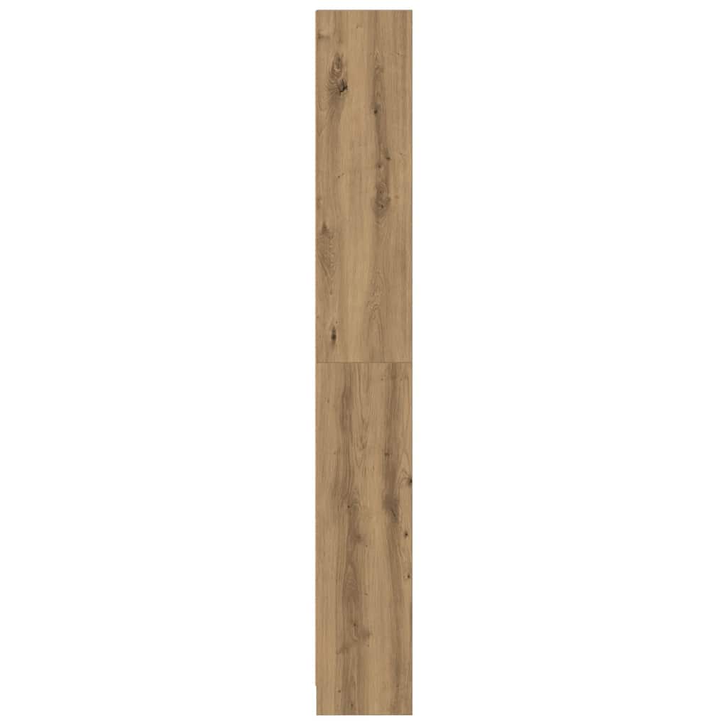 Bookcase Artisian Oak 60x24x176 cm Engineered Wood