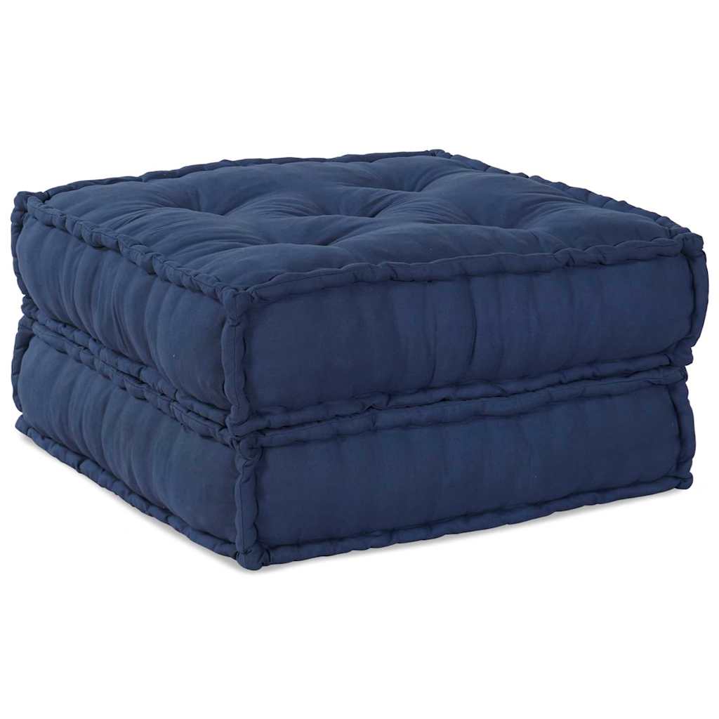 Modular Sofa Unit 2 pcs Indigo 140 x 70 x 36 cm Fabric