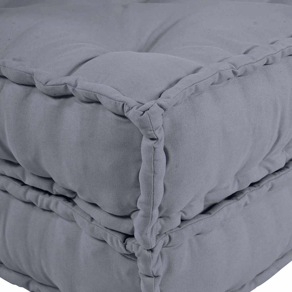 Modular Sofa Unit 2 pcs Grey 140 x 70 x 56 cm Fabric