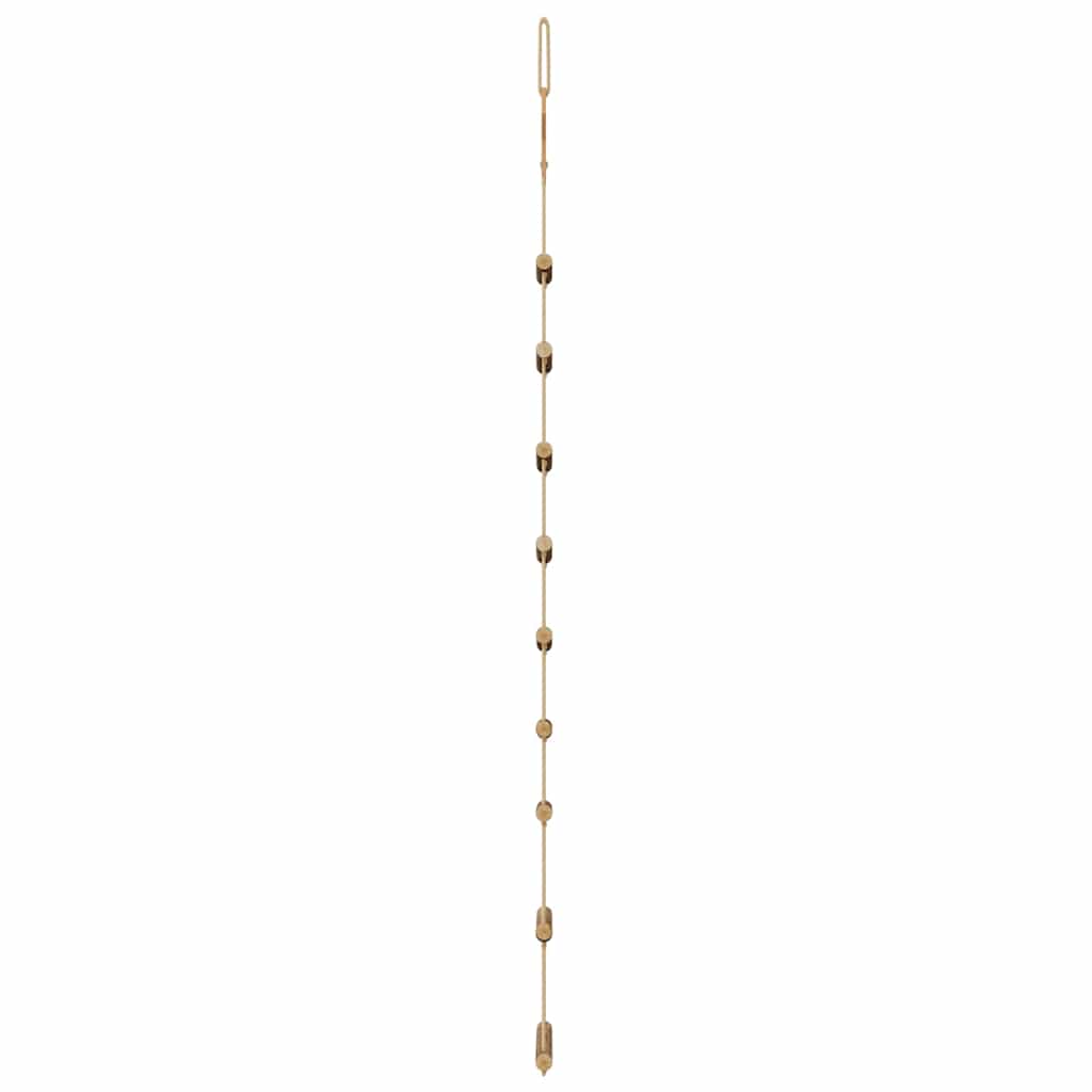 Hanging Christmas Trees with Top Stars 2 pcs 55x120 cm