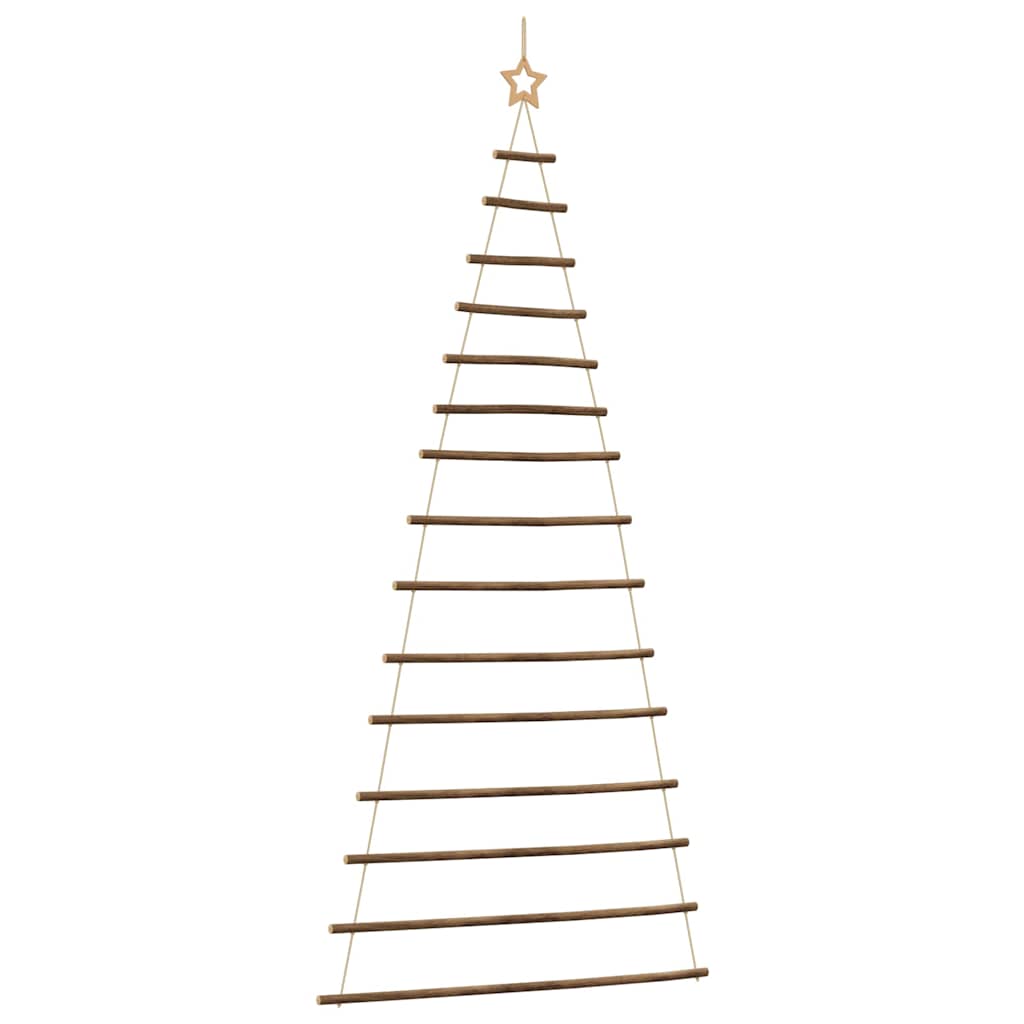 Hanging Christmas Tree with Top Star 100x210 cm Natural Branch