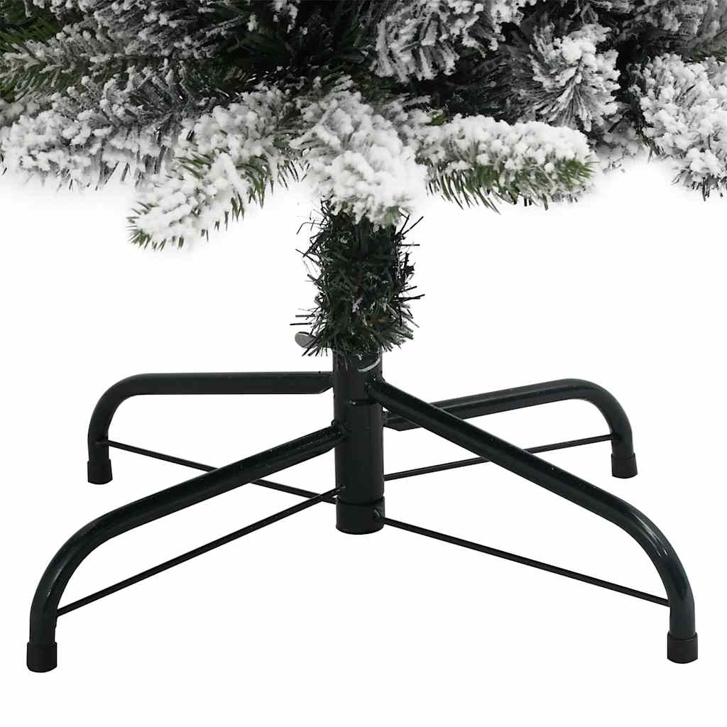 Artificial Christmas Tree 150 LEDs and Flocked Snow 120 cm