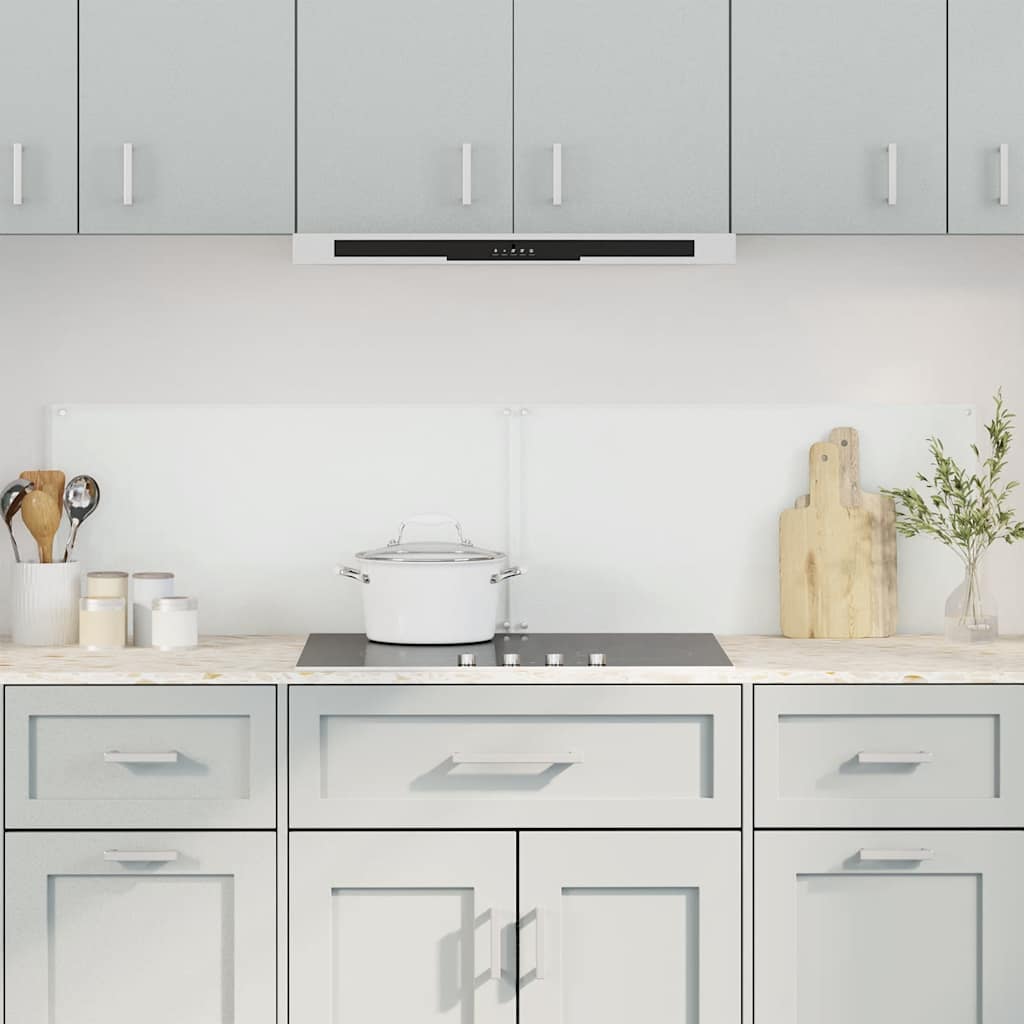Kitchen Backsplashes 2 pcs Transparent 80x60 cm Tempered Glass