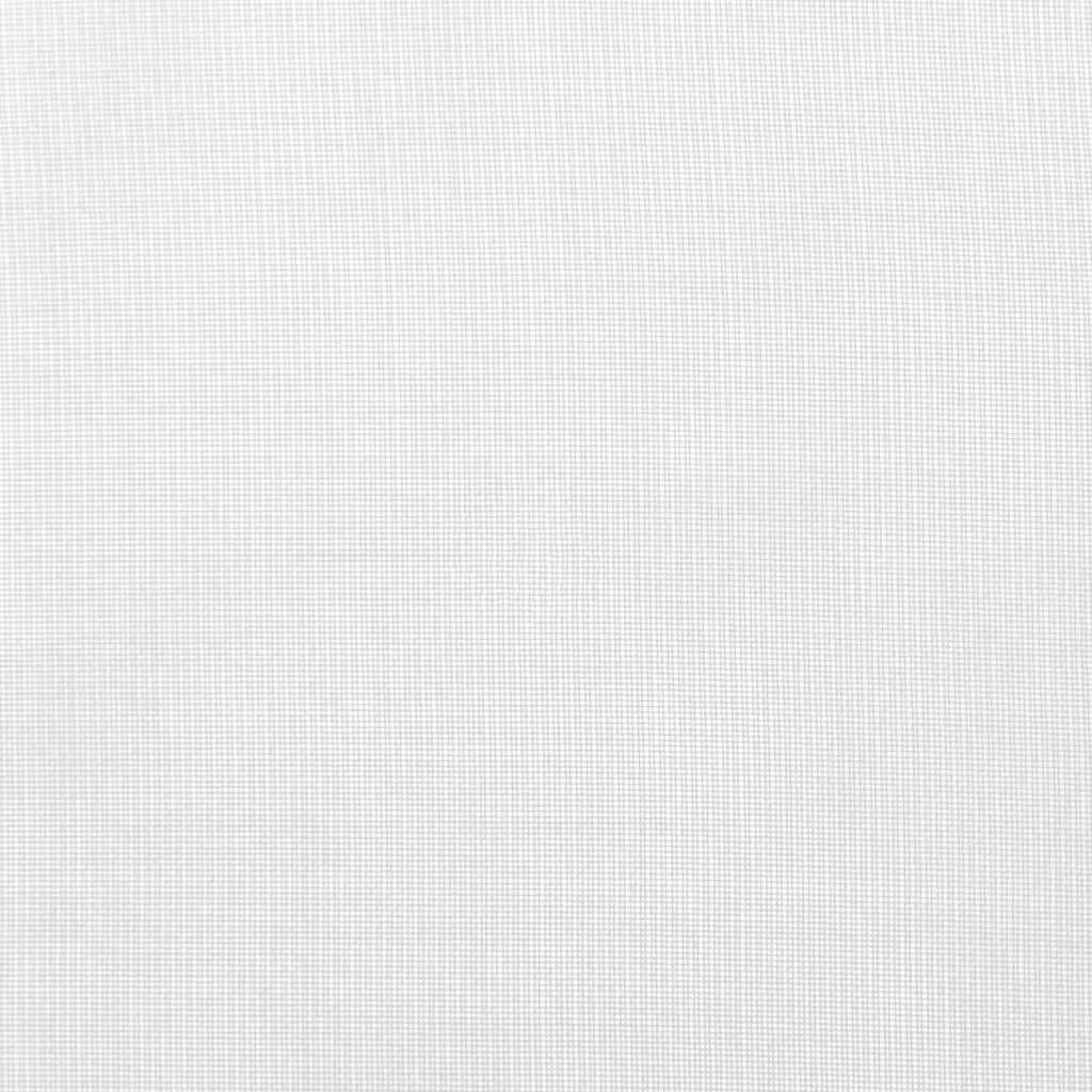 Voile Curtains with Grommets 2 pcs White