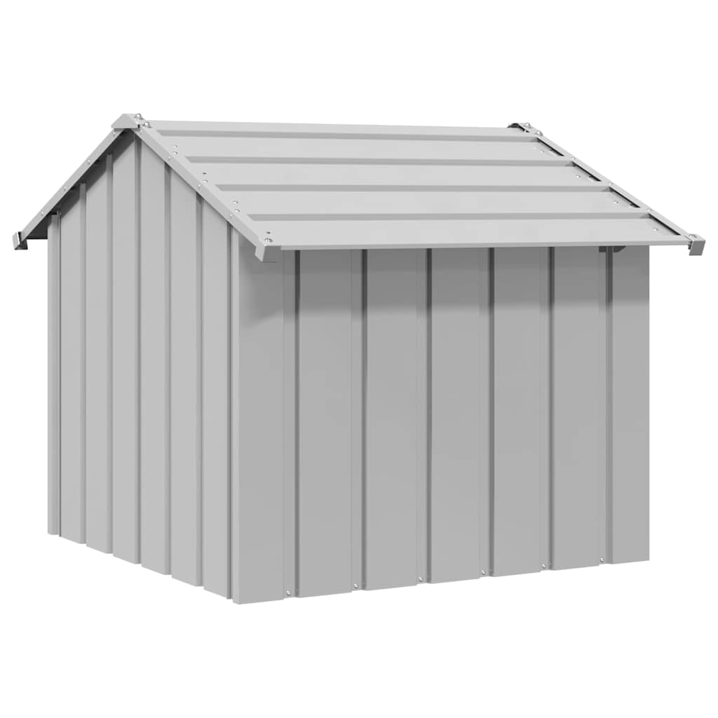 Dog House with Roof 85x107x81 cm Galvanised Steel