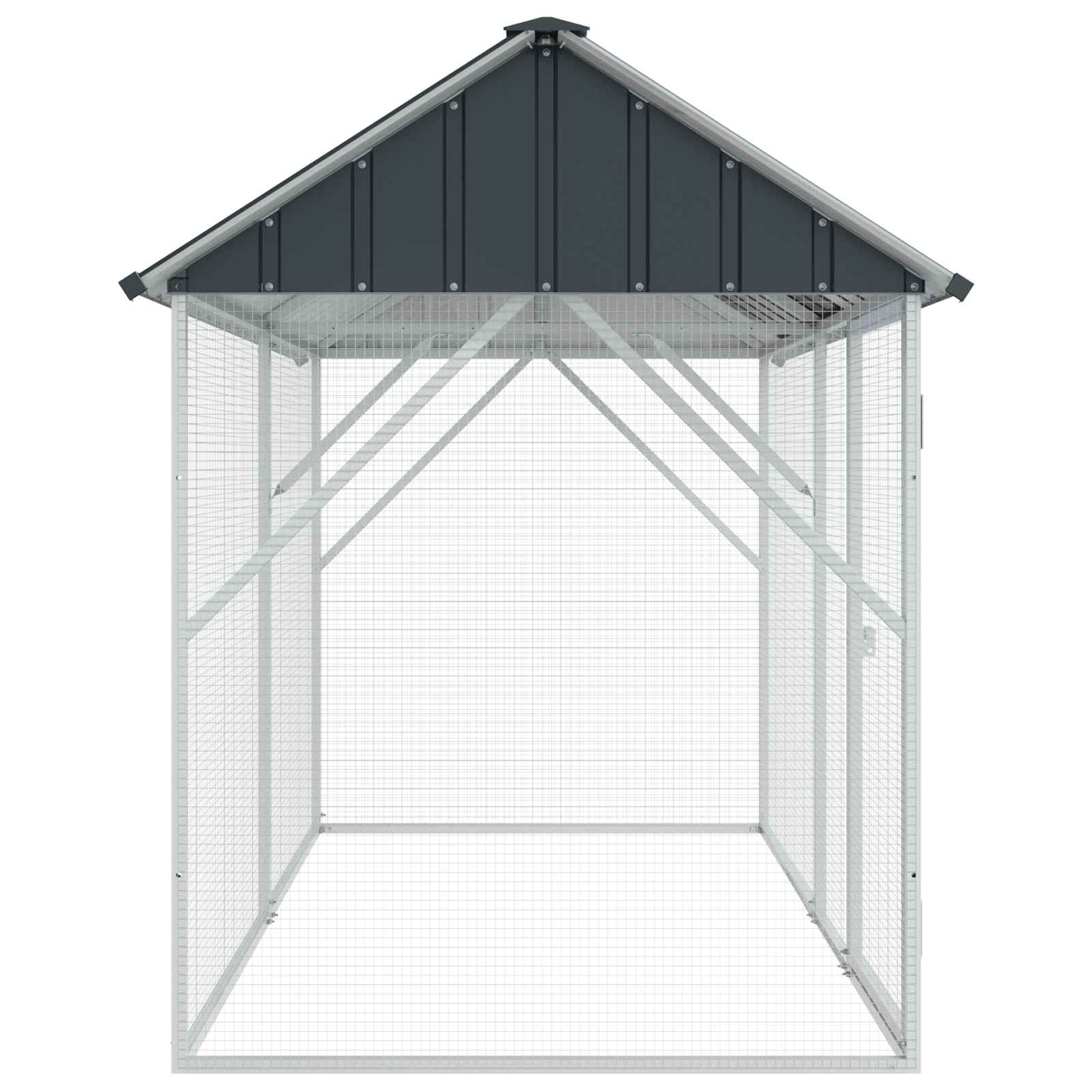 Bird Cage Anthracite 227 x 112 x 141 cm