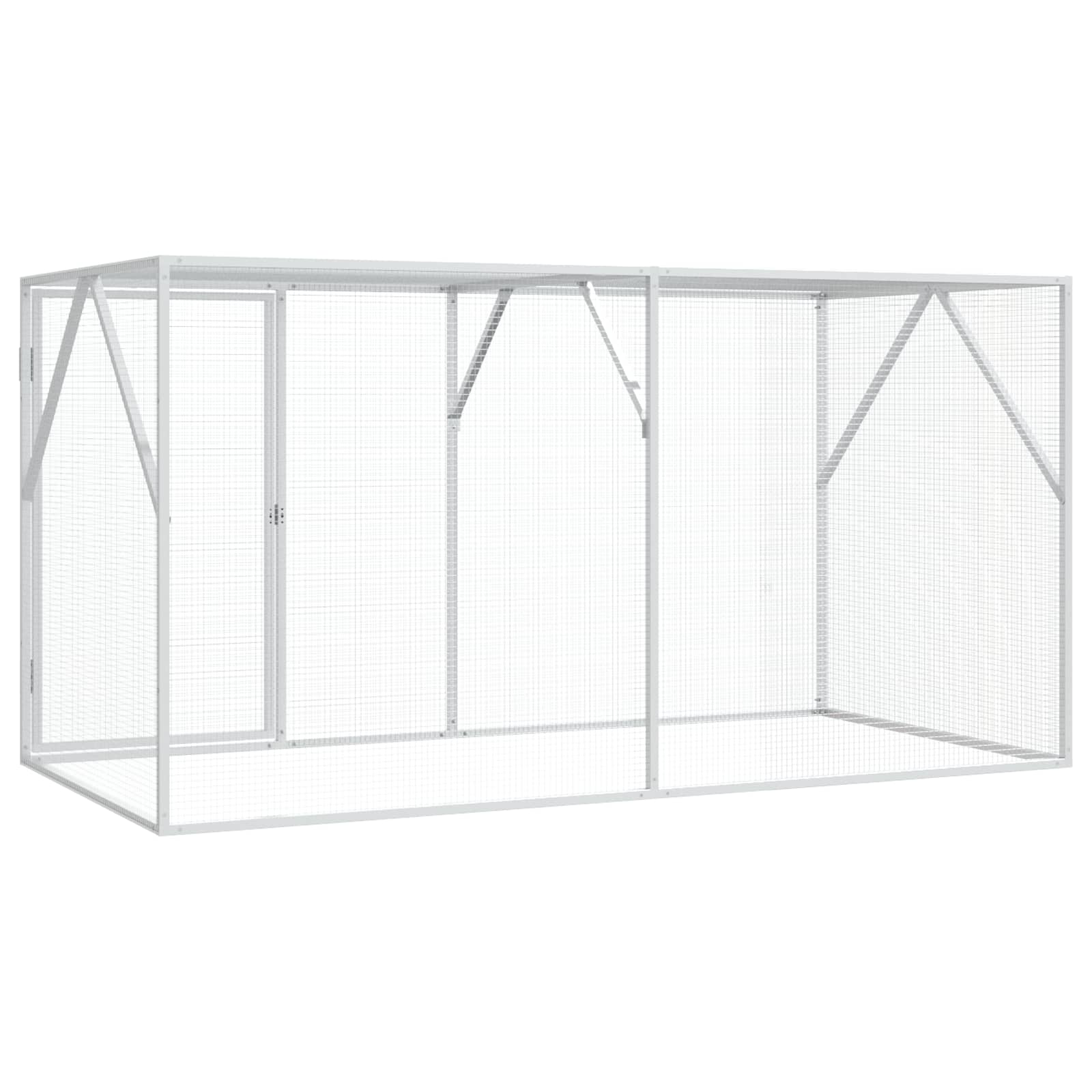Bird Cage Silver 208 x 102 x 108 cm