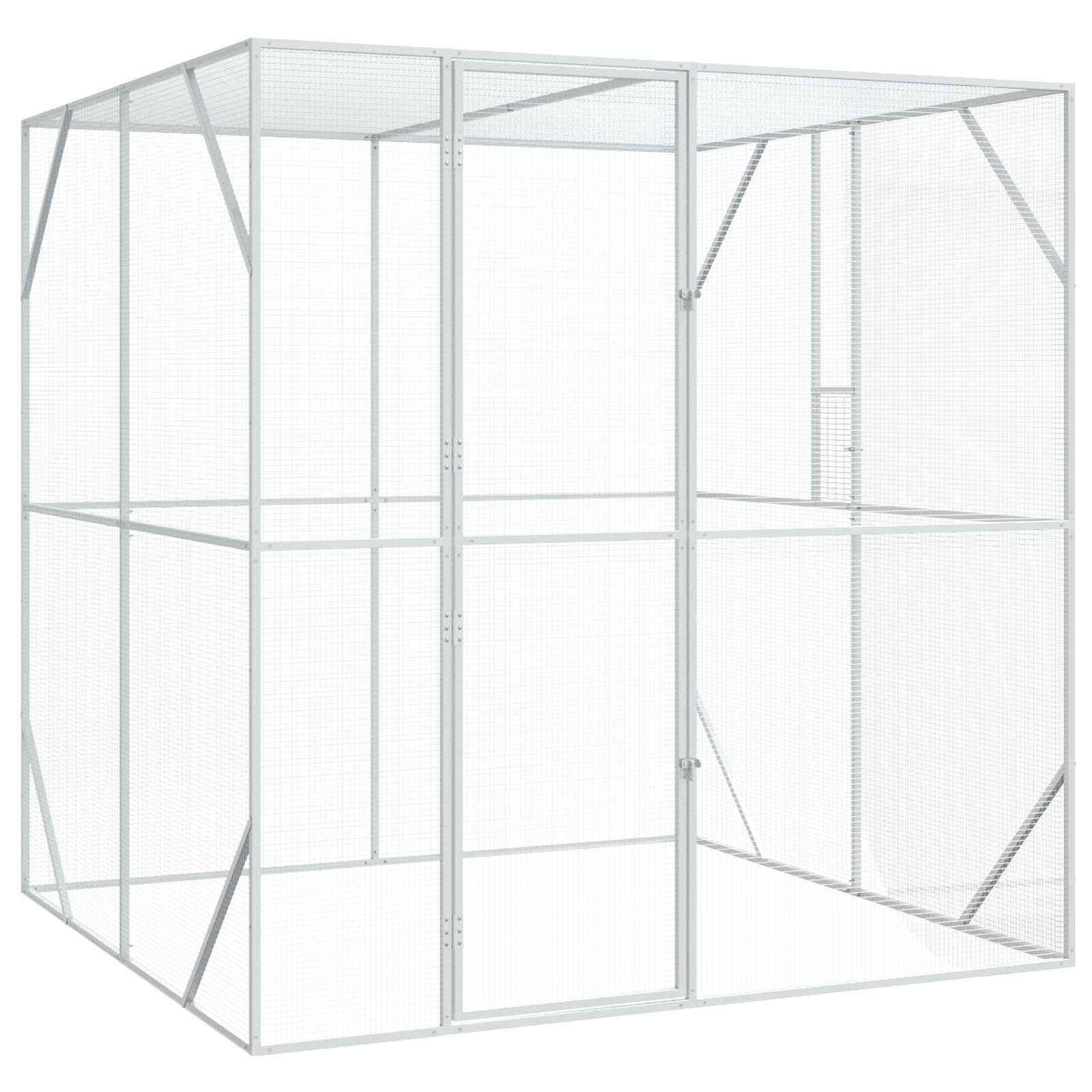 Bird Cage Silver 209 x 202 x 214 cm