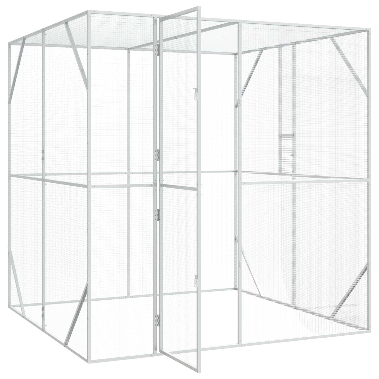 Bird Cage Silver 209 x 202 x 214 cm