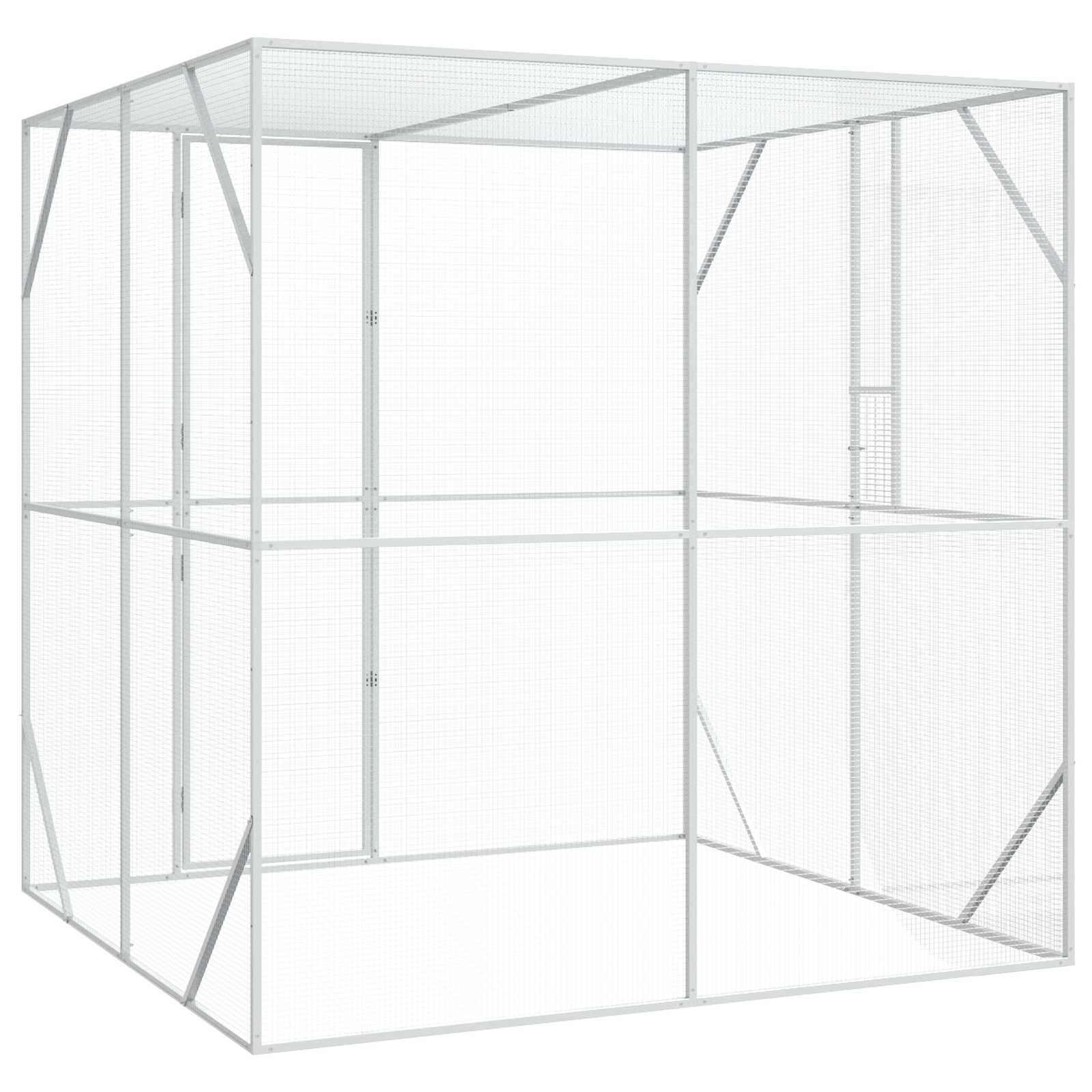 Bird Cage Silver 209 x 202 x 214 cm