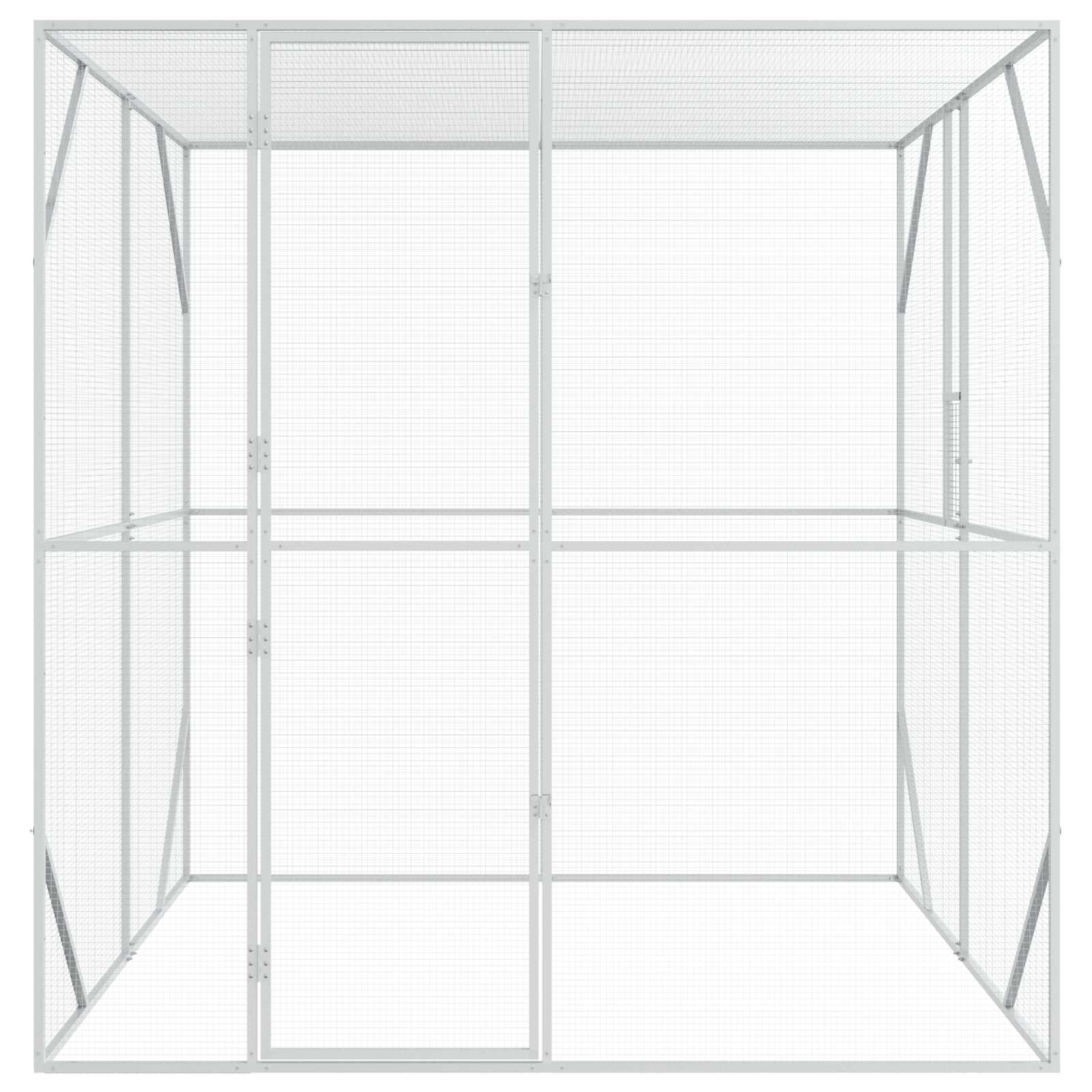 Bird Cage Silver 209 x 202 x 214 cm
