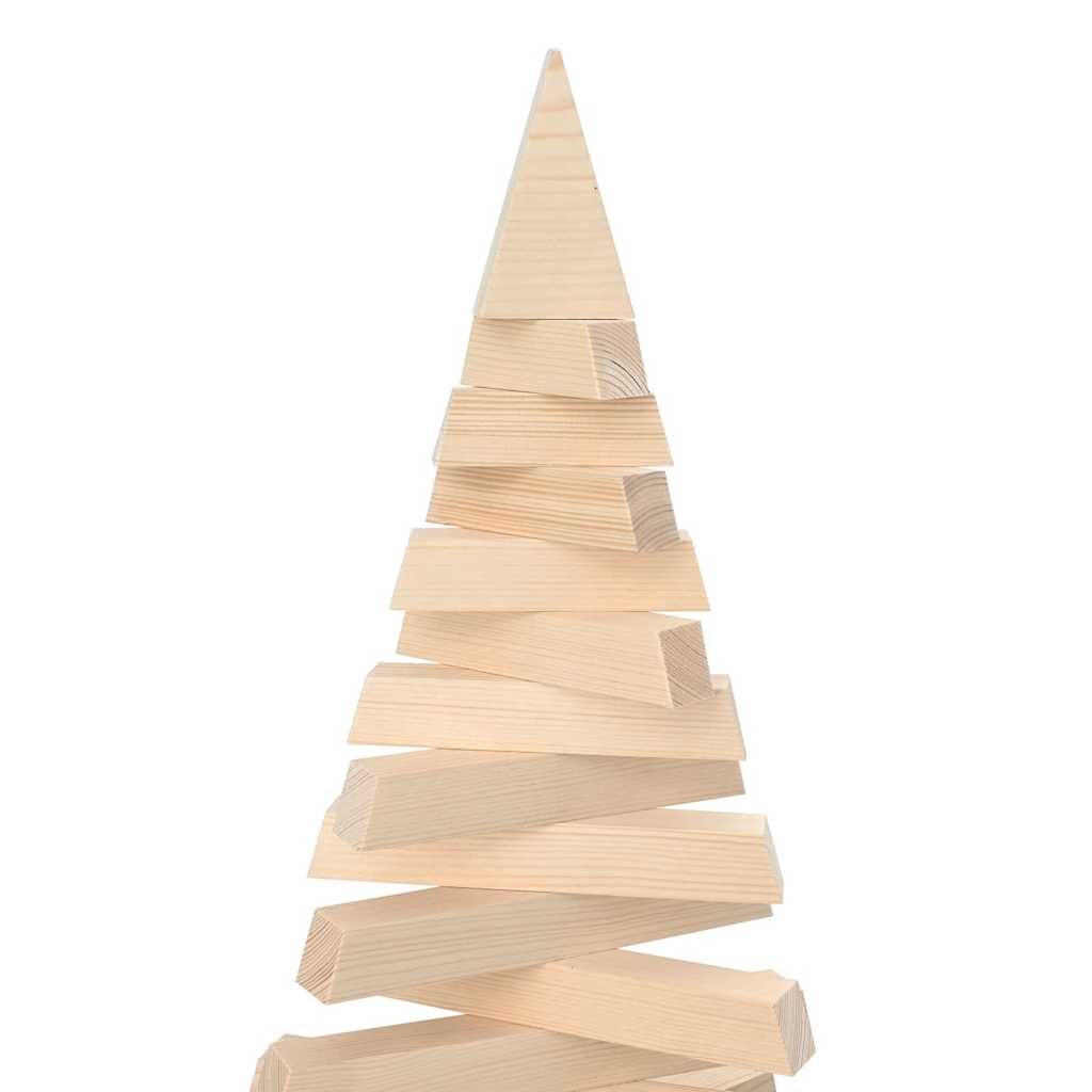 Wooden Christmas Tree Solid Pine Wood Natural with Unfinished