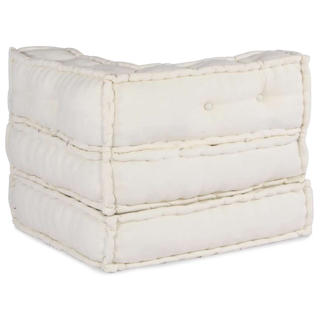 Modular Sofa Unit Cream 70x70x54 Fabric
