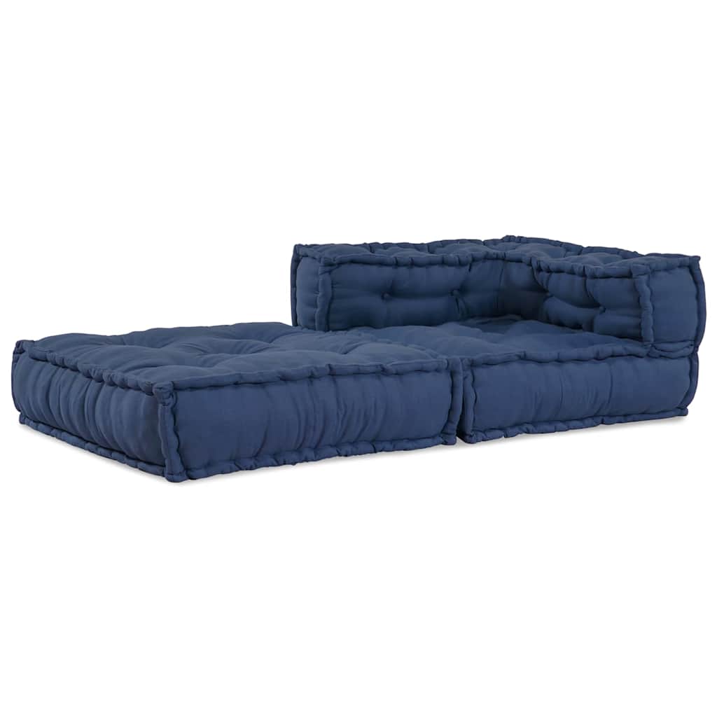 Modular Corner Sofa Indigo 70 x 70 x 56 cm Fabric