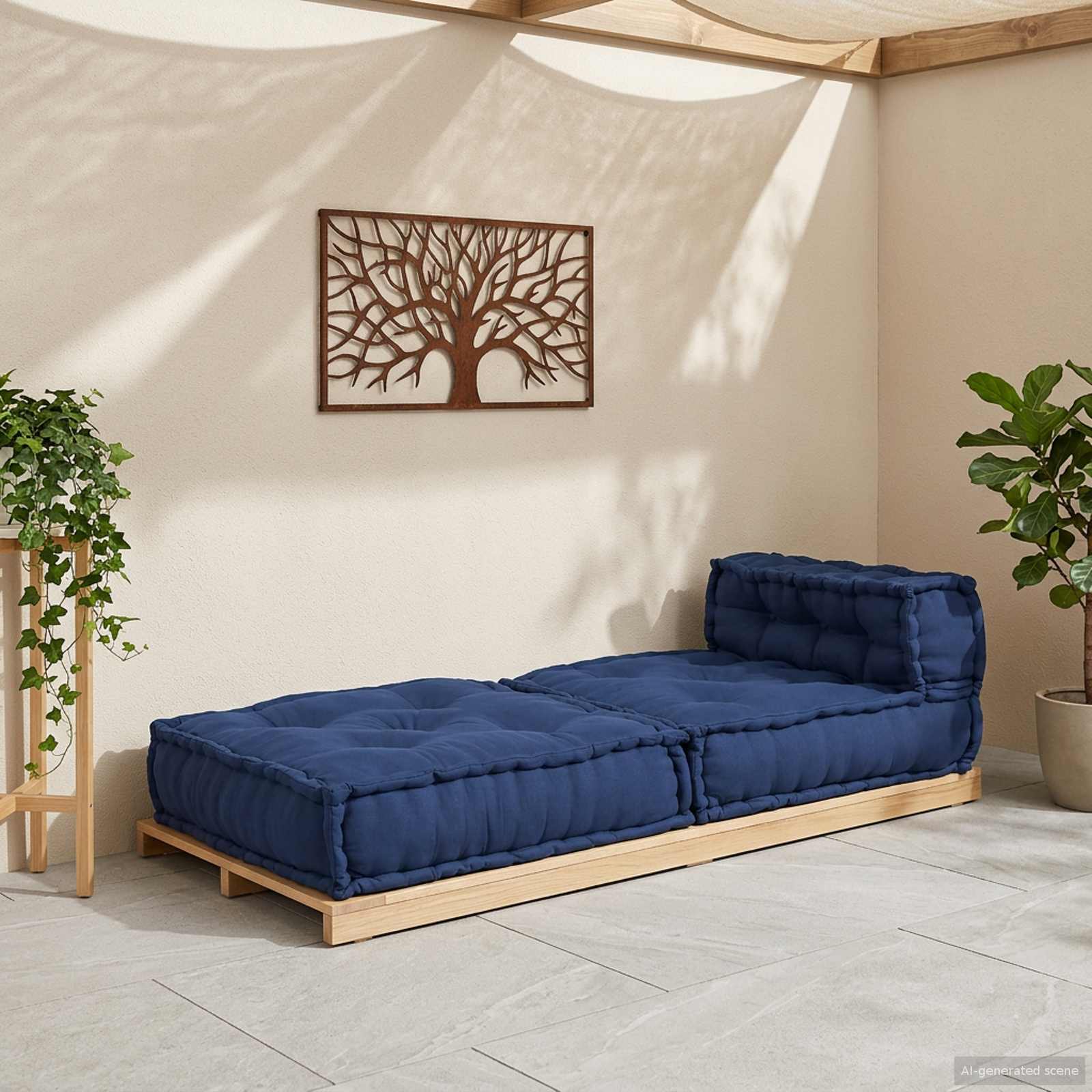Modular Sofa Unit Indigo 70 x 70 x 56 cm Fabric
