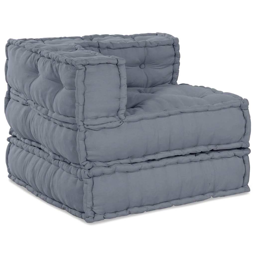 Modular Sofa Unit Grey 70 x 70 x 56 cm Fabric