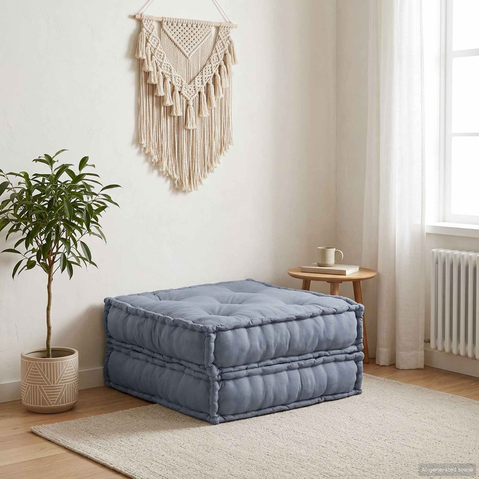 Modular Sofa Unit Grey 70 x 70 x 36 cm Fabric
