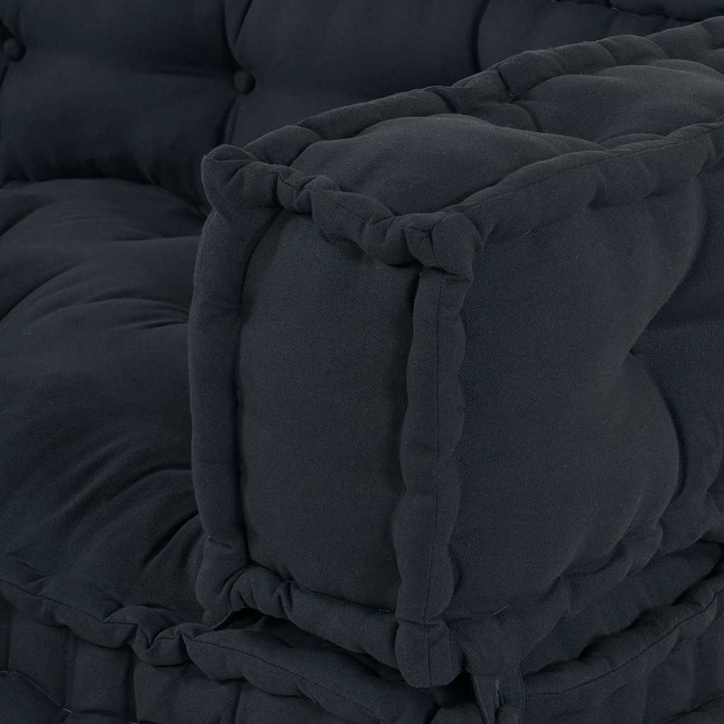 Sofa Cushion 3 pcs Anthracite Fabric