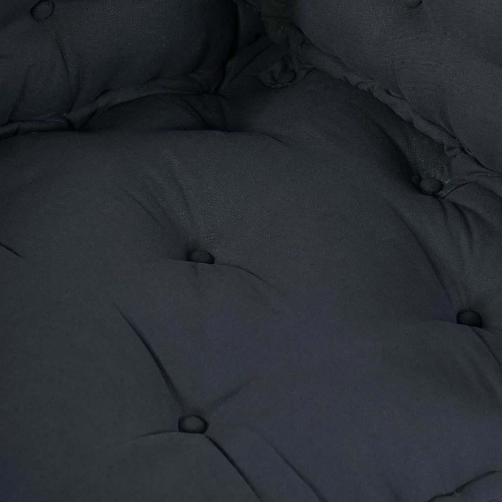Pallet Sofa Cushion 3 pcs Anthracite 120 x 80 x 38 cm Fabric