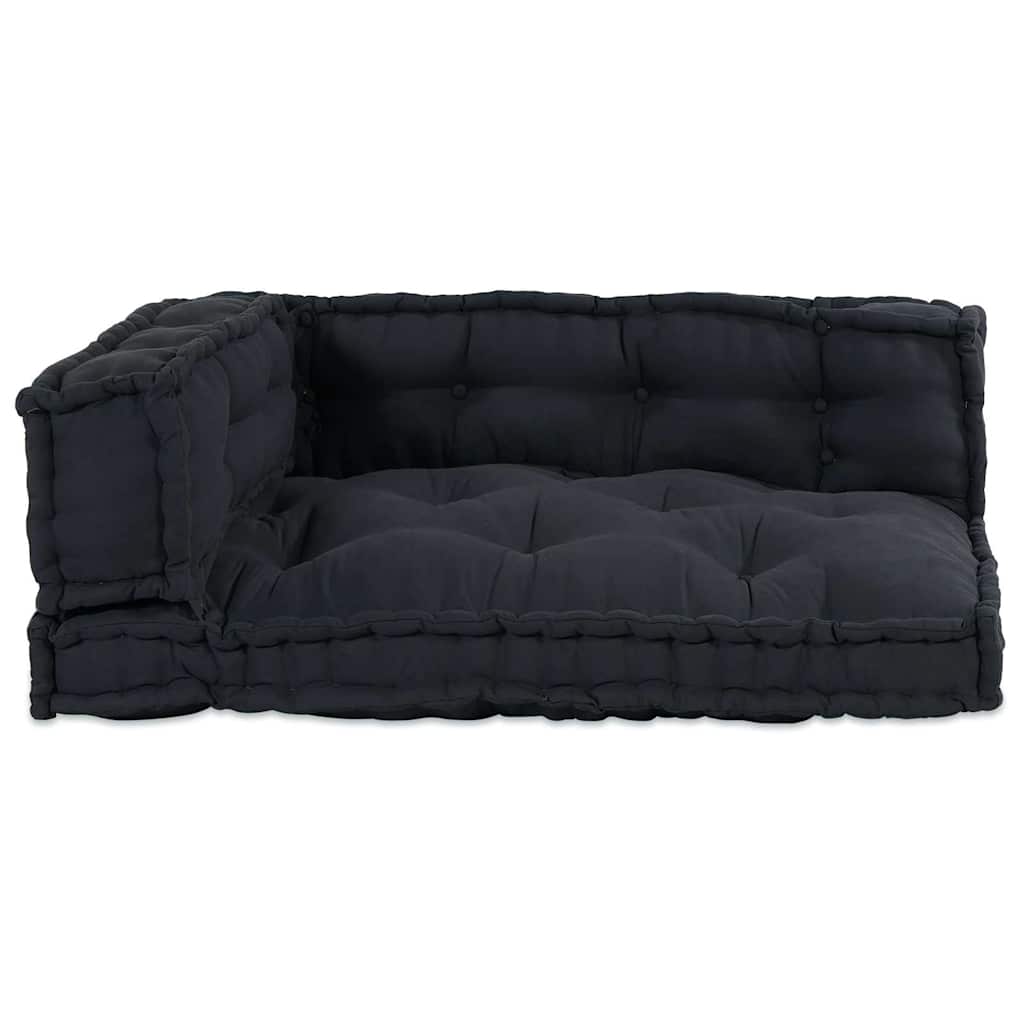 Pallet Sofa Cushion 3 pcs Anthracite 120 x 80 x 38 cm Fabric