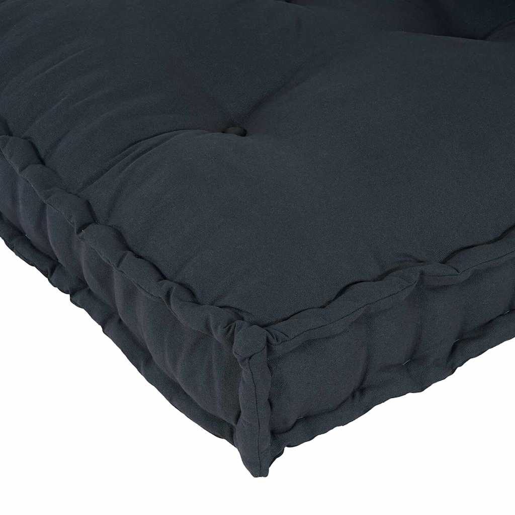 Pallet Sofa Cushion 2 pcs Anthracite 120 x 80 x 38 cm Fabric