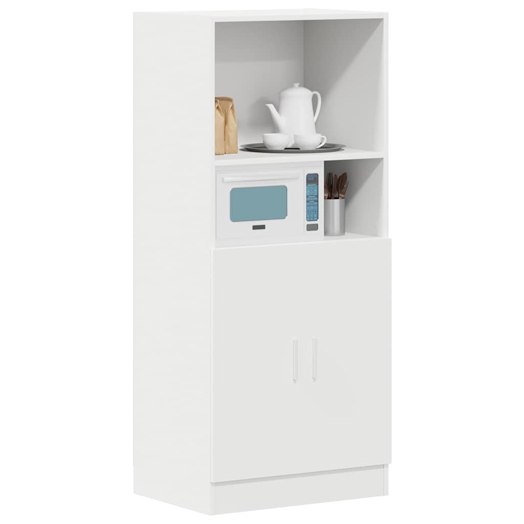 Kitchen Cabinet White 57x41,5x131,5 cm Engineered Wood