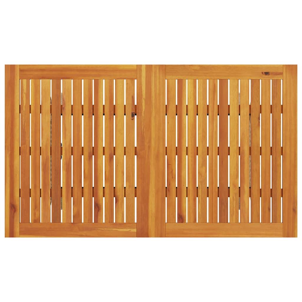 Garden Sofa 3-Seater with Cushions&Table Beige Poly Rattan