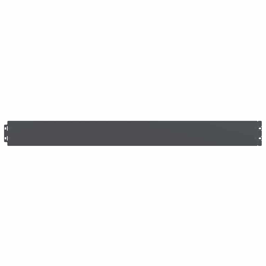 Lawn Edging 10 pcs 10 x 103 cm Cold-rolled steel Anthracite