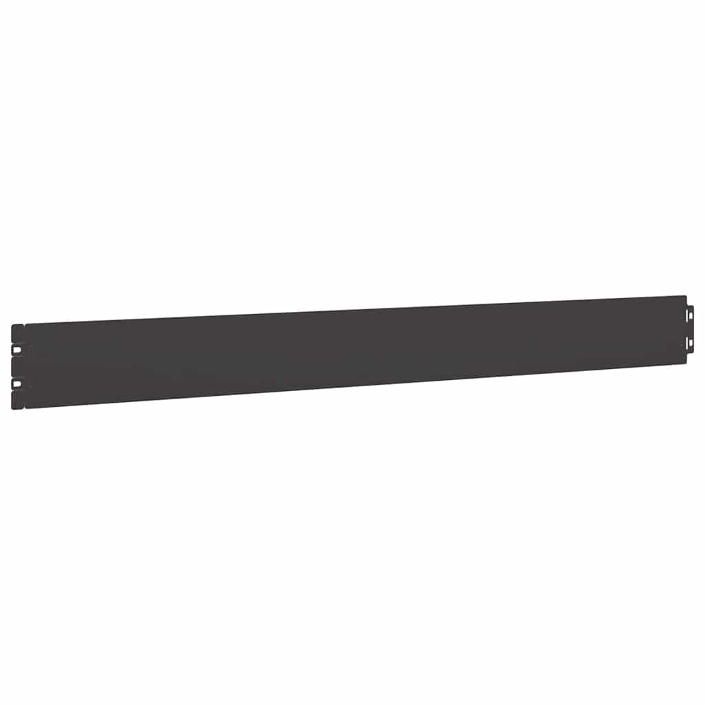 Lawn Edging 50 pcs 10 x 103 cm Cold-rolled steel Black