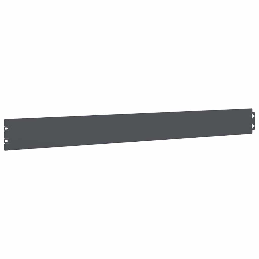 Lawn Edging 50 pcs 10 x 103 cm Cold-rolled steel Anthracite