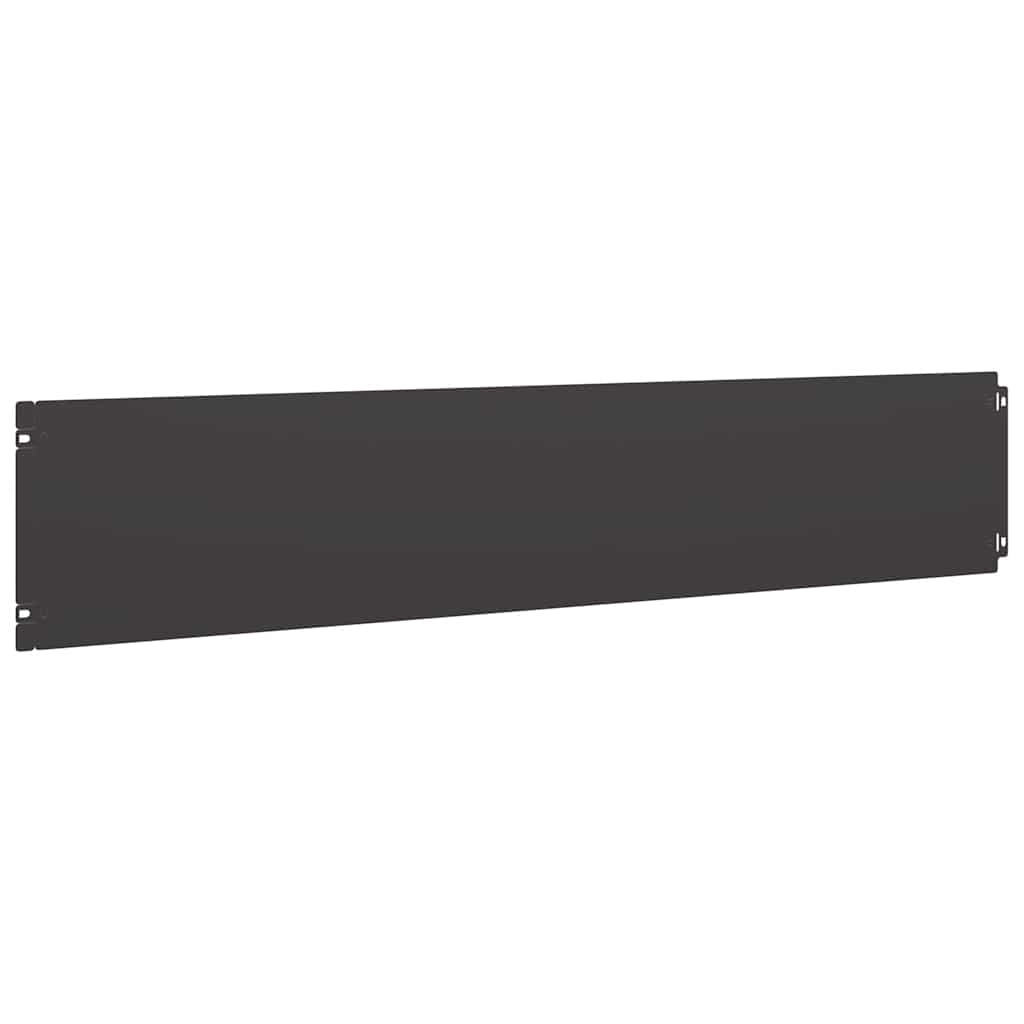 Lawn Edgings 10 pcs Black 20x103 cm Cold-rolled Steel
