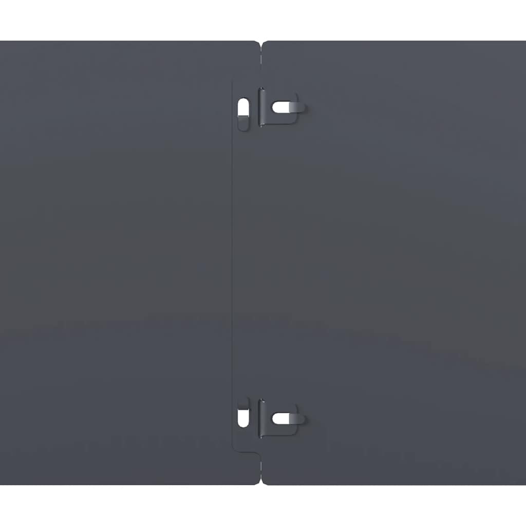 Lawn Edging 10 pcs 20 x 103 cm Cold-rolled steel Anthracite