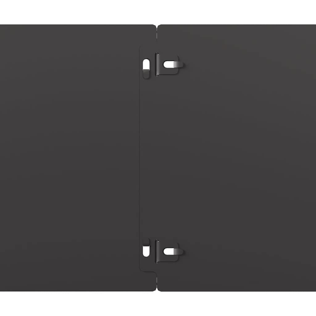 Lawn Edgings 30 pcs Black 20x103 cm Cold-rolled Steel