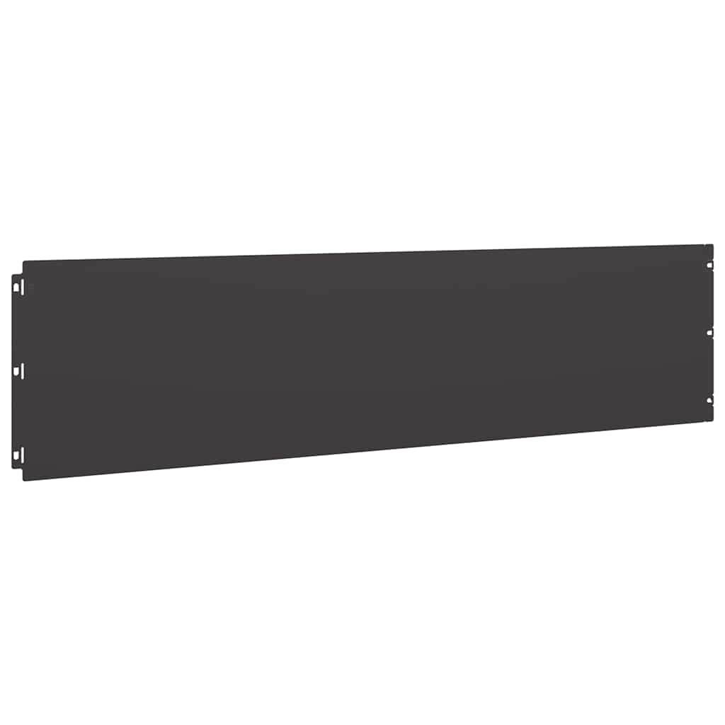 Lawn Edging 10 pcs 25 x 103 cm Cold-rolled steel Black