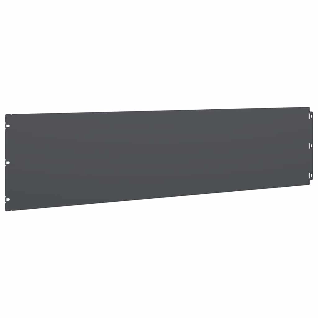 Lawn Edging 10 pcs 25 x 103 cm Cold-rolled steel Anthracite