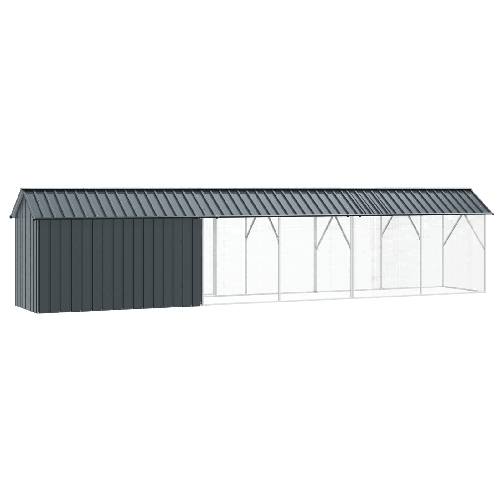 Bird Cage Anthracite 630 x 103 x 142 cm Galvanised Steel
